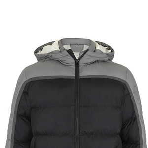 Manteaux chauds et légers d'extérieur avec logo personnalisé manteau d'hiver en duvet bouffant de bulles vestes en coton pour hommes - Product Image 5