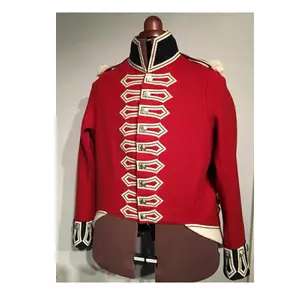 新款白色英国拿破仑制服平民船长尾衣夹克新款白色英国拿破仑制服平民船长尾巴