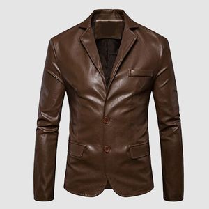 BUSINESSMEN CASUAL LEATHER COATA - Product Image 1