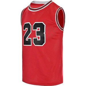 Nouveauté : Ensemble de maillot de basket-ball personnalisé sans manches, à séchage rapide, respirant, antibactérien, imprimé lumineux, unisexe, 100% - Product Image 2