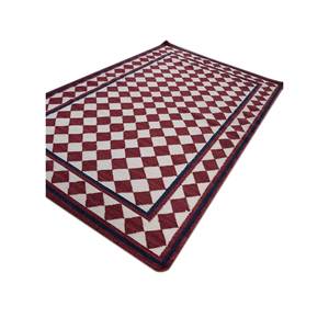 Alfombras Geométricas de Lana Alhambra Rojas y Naranjas, Tejidos Planos para el Hogar ADWL-13158 - Product Image 2