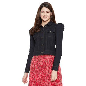 เสื้อแจ็คเก็ตยีนส์ผู้หญิงแบบยืดได้ กันน้ำ ระบายอากาศ สำหรับฤดูหนาว  รับผลิตตามแบบ พร้อมบริการ OEM - Product Image 4