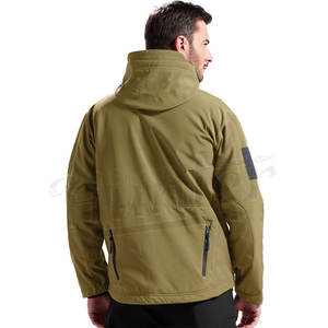 Veste Softshell pour homme de haute qualité avec logo personnalisé, coupe-vent, imperméable, respirante, dernier design, en vente - Product Image 2