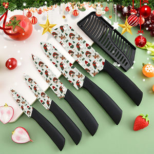 Livraison Gratuite Couteau de Cuisine en Céramique et Plastique Personnalisé Durable Ambidextre pour Outil de Cuisine Vente en Gros Livraison Rapide - Product Image 3