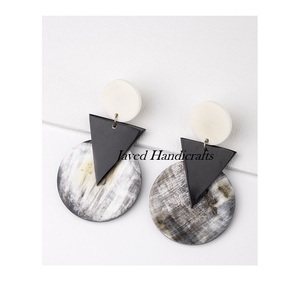 Pendientes de cuerno naturales de la mejor calidad, joyería para mujer y niña, pendientes de cuerno naturales y venta al por mayor de Javed, pendientes de cuerno artesanales - Product Image 2