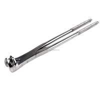 Forceps d'extraction des incisives pour chiens et chevaux, en acier inoxydable, instrument chirurgical de dentisterie pour animaux de grande taille, réutilisable, DEBONAIRII