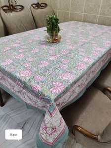 ผ้าปูโต๊ะผ้าคอตตอนพิมพ์ลายดอกไม้ทำจากผ้าฝ้าย100% หรูหราผ้าคลุมโต๊ะทำมือแบบดั้งเดิมทำด้วยมือ - Product Image 6