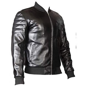 Chaqueta de Cuero de Vaca para Hombre, Estilo Motero, Corte Ajustado, Personalizada 2026, para Primavera e Invierno - Product Image 4
