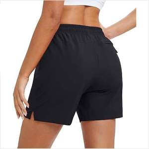 Shorts Deportivos para Mujer, Cintura Alta Elástica, Ecológicos, Resistentes al Viento, Impermeables, de Secado Rápido, Ligeros, Transpirables y Ajustados - Product Image 6