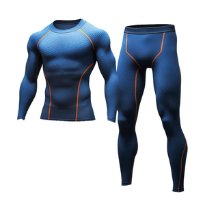 Ensemble de rashguards pour hommes sur mesure, séchage rapide, course à pied, fitness, impression par sublimation, vêtements de sport, uniforme de rashguard - Product Image 3