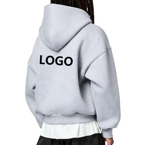 Sweat-shirt à capuche unisexe en coton vintage de haute qualité en gros, impression de logo personnalisé, sweat-shirt ample et lourd pour homme - Product Image 4