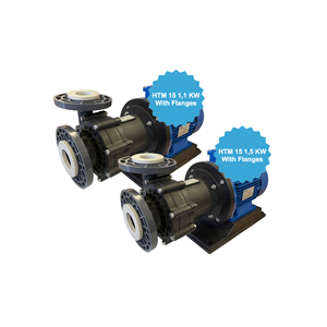 Pompe centrifughe magnetiche chimiche di alta qualità modello h215 PP PVDF con motore 1,1 KW - 1,5kw con pompa dell'acqua a flange - Product Image 1
