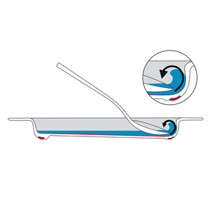 ORNAMIN <b>Large</b> <b>plate</b> with sloped base - Eating <b>Plate</b> With Sloped Base Non Slip Adaptive Healthcare Dining Aid | BPA Free - Product Image 4