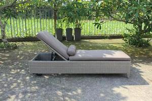 Synthetic <b>Rattan</b> <b>Sun</b> <b>Lounger</b> RABD115 Luxury Adjustable Backrest Outdoor Furniture - Product Image 2