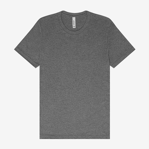 T-shirt gris anthracite tri-blend T-shirts classiques à manches courtes pour hommes - Product Image 1