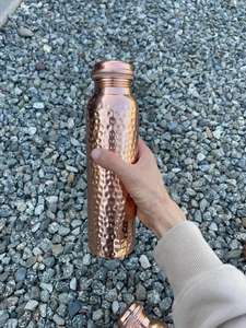 Premium quality Copper <b>Water</b> Bottle for easy <b>carrying</b> and premium hydration By India Manufacturer Copper <b>Water</b> Bottle - Product Image 6