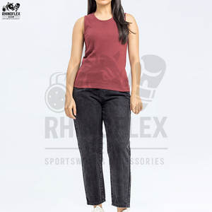 Cheap Price Custom Logo <b>Muscle</b> Fit Plain <b>Women</b> <b>Tank</b> Tops Sleeveless Workout Plus Size Breathable <b>Tank</b> Tops For <b>Women</b> - Product Image 6