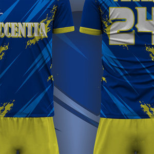 Ensemble d'uniformes de football personnalisés à manches courtes, 100 % polyester, légers et respirants, unisexe – Offre très demandée - Product Image 4