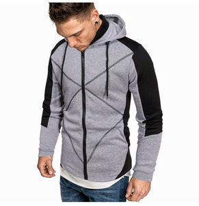 Sweat-shirts et pulls à capuche pour hommes en coton 100% perlé respirant à séchage rapide en polaire pour l'entraînement décontracté à capuche coupe ajustée - Product Image 6