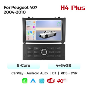 Reproductor Multimedia para Auto MEKEDE Android, Reproductor de DVD Estéreo con GPS, Navegación, Carplay, <span class=keywords><strong>Radio</strong></span> de 8 Pulgadas para <span class=keywords><strong>Peugeot</strong></span> <span class=keywords><strong>407</strong></span> 2004-2010 - Product Image 1
