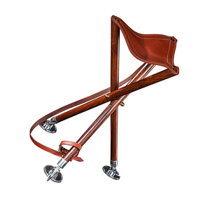 เก้าอี้ไม้ขาตั้งกล้องแบบคลาสสิกสำหรับล่าสัตว์ถ่ายรูปตกปลาเก้าอี้หนังตั้งแคมป์กลางแจ้งในร่ม - Product Image 3