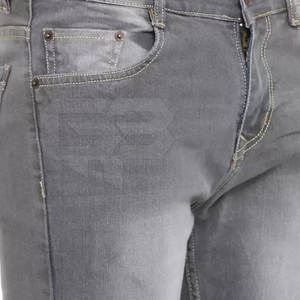 Pantalon en jean coupe ajustée personnalisé pour hommes haut élastique à la mode style décontracté tissu de coton léger motif droit-pour l'entraînement XL - Product Image 6