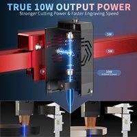 Machine de gravure laser miniature haute précision ORTUR OLM3-LE, équipement de découpe et de marquage laser à diode portable pour le métal et le bois