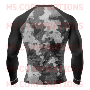Conceptions de sublimation personnalisées Rash Guard ventes entières pas cher haute qualité BJJ et MMA Rash Guard Jiu Jitsu Rash Guard - Product Image 6