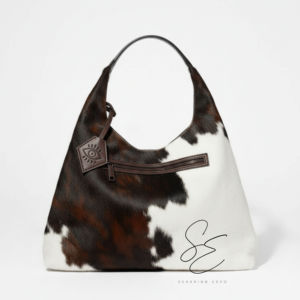 Sac Hobo en Cuir de Vachette SEHRAINN pour Femme, Grande Capacité, Sac à Bandoulière Style Western, Sac à Main Personnalisable, Sac Fourre-Tout Cowgirl - Product Image 5