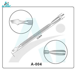 Almac ชุดที่ตัดเล็บเท้าสแตนเลสสีเงิน4ชิ้นอุปกรณ์ทำเล็บมือเล็บเท้านิ้วที่ตัดเล็บที่ตายแล้ว - Product Image 6