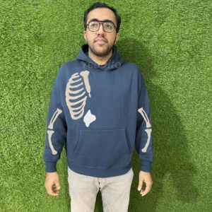 Último invierno personalizado impreso bordado pulóver sudaderas con capucha para hombres niños 100% algodón 460 GSM hombro caído peso pesado para - Product Image 1