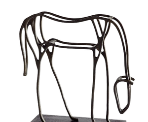 Adornos para regalos para el hogar, precio de fábrica personalizado, escultura de Metal de hierro, artículos de mesa, sala de estar, caballo, objeto de mesa - Product Image 5
