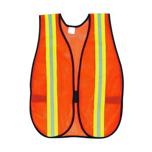 Chaleco de seguridad sin mangas de alta visibilidad con cinta reflectante para trabajadores de la construcción y exteriores - Product Image 1