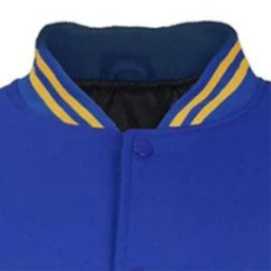 Varsity jacket hermandades fraternidades Letterman chaqueta bordado chenille logo acanalado puño bolsillo logotipo personalizado - Product Image 5