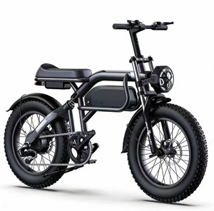 <b>Electric</b> Folding Bike 20 Inch Fat Tire 1500W Brushless Motor 60V Lithium Battery Front Suspension Disc Brake Digital Display - Product Image 1