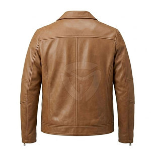 Veste en cuir tendance pour homme, légère et élégante, idéale pour l'hiver, parfaite pour le quotidien et la conduite. - Product Image 2