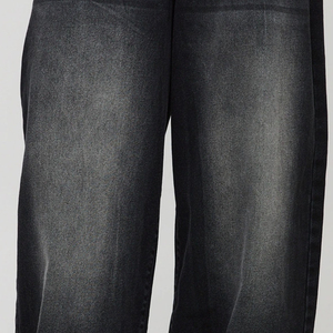 กางเกงขายาวผู้ชายทรงหลวมสีฟ้าแนวสตรีทเอวสูงทรงหลวม - Product Image 5