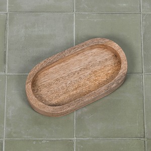 Bandeja de madera de mango hecha en la India Fábrica al por mayor Fabricante y exportador Vajilla Bandeja decorativa de madera de acacia para servir - Product Image 3