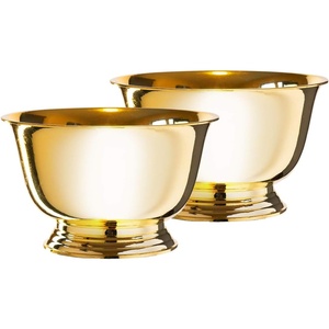 Juego de 3 floreros de metal de color dorado de diseño premium con soporte Decoración lujosa para el hogar para arreglos florales impresionantes - Product Image 6