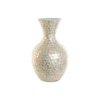 Grand Nacre Mosaïque Vase À La Main Shell Incrustation Pot De Fleur Décoratif pour Salon Moderne Décor À La Maison Pièce Maîtresse