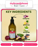 Productos para el Cuidado del Cabello, Marca Privada y Personalizada, Champú con Extracto de Cebolla y Jengibre para el Crecimiento del Cabello, Fabricación al por Mayor con Logotipo