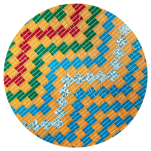 ผ้าฝ้าย GSM Kente 270กว้าง51นิ้วผ้าคอตตอนผ้าพื้นเมืองพื้นเมืองสำหรับเครื่องแต่งกายแบบดั้งเดิม - Product Image 1