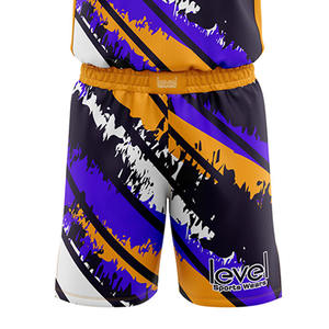Uniformes de Baloncesto Personalizados OEM 100% Poliéster de Manga Corta, Fabricados en Fábrica, Tallas Grandes, Transpirables - Product Image 5