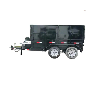 Remolque volquete de doble eje Remolque basculante agrícola de 8 toneladas para tractor Remolque volquete pequeño hidráulico agrícola Precio bajo - Product Image 2