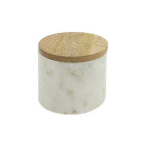 Grande boîte en métal en vrac avec couvercle pot de stockage au design moderne antique pour ustensiles de cuisine décoratifs faits à la main - Product Image 2