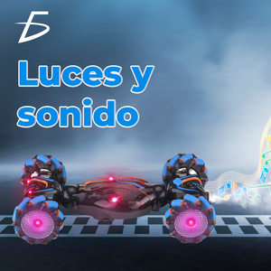 Auto RC 4x4 di Alta Qualità con Luci RGB, Effetto Fumo, Controllo Dual 2.4GHz, Funzione di Rilevamento Gesti e Rotazione a 360° - Product Image 4