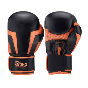 Profesional personalizado 12oz guantes de boxeo para adultos de alta calidad hecho en fábrica estilo Sparring PU cuero impreso artes marciales - Product Image 1