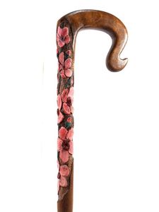 Prix ASSISTANT Canne en bois réglable avec nœuds multiples Bâton de marche en bois solide pour les aînés par Standard International - Product Image 3