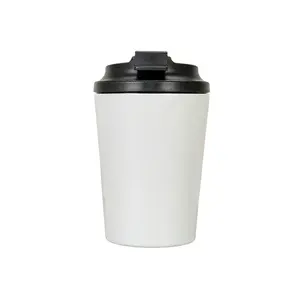 12oz 360ml Taza de viaje de acero inoxidable sellada al vacío con tapa - Product Image 4