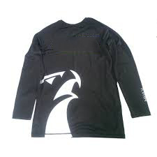 Hombres logotipo personalizado BJJ Rash Guard MMA sublimado estiramiento fabricado industrialmente desgaste de artes marciales - Product Image 2
